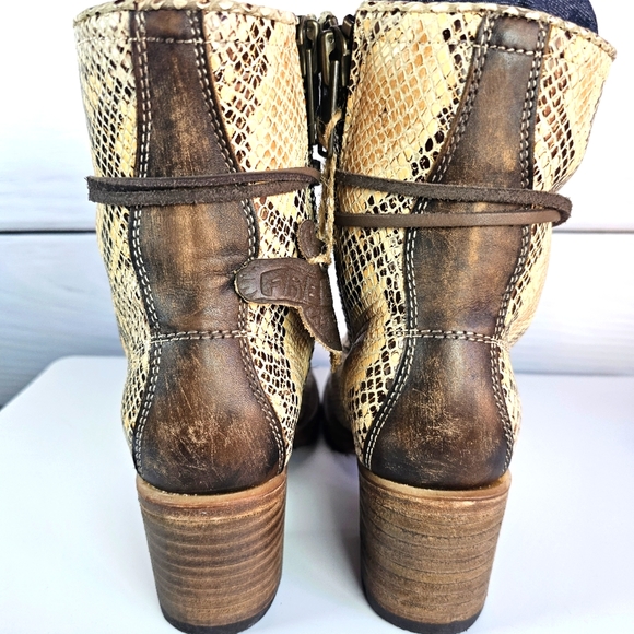 Freebird Cavalier Boot white snake multi sz 5 - Picture 4 of 4